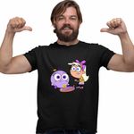 Fashion, accesorii si bijuterii - Barbati - Imbracaminte - Tricouri si bluze barbati - Tricou Barbati Fairly Odd Parents Chloe Poof Nasii mei Vrajitori, negru, marime M - Infinity.ro