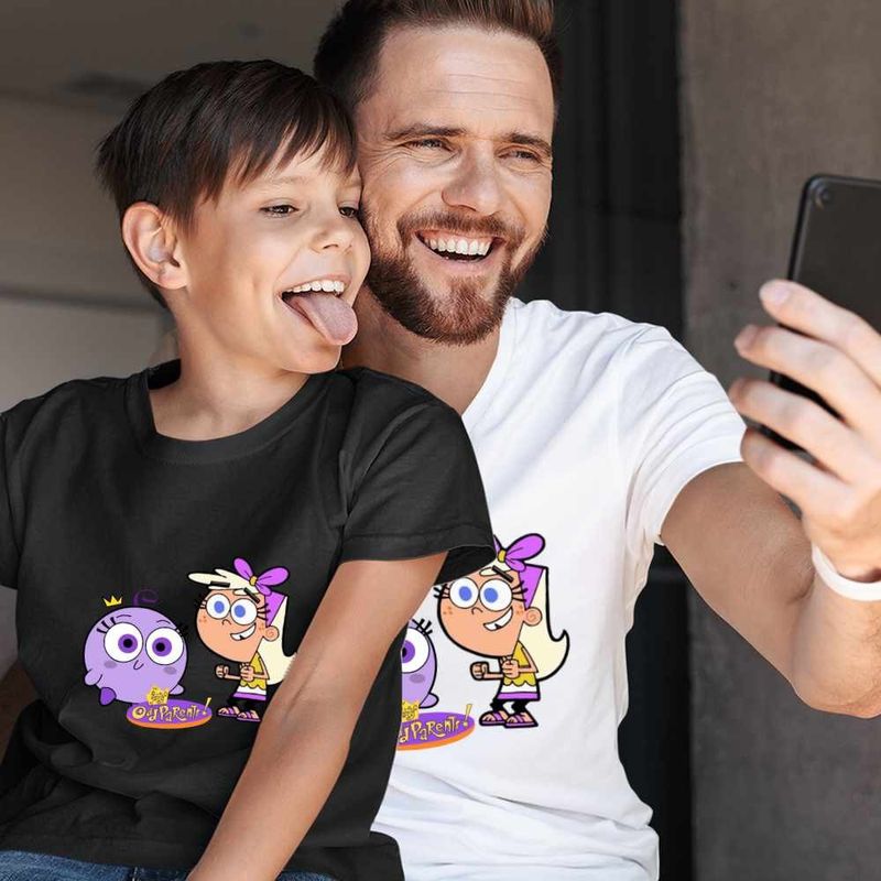 Fashion, accesorii si bijuterii - Barbati - Imbracaminte - Tricouri si bluze barbati - Tricou Barbati Fairly Odd Parents Chloe Poof Nasii mei Vrajitori, negru, marime M - Infinity.ro