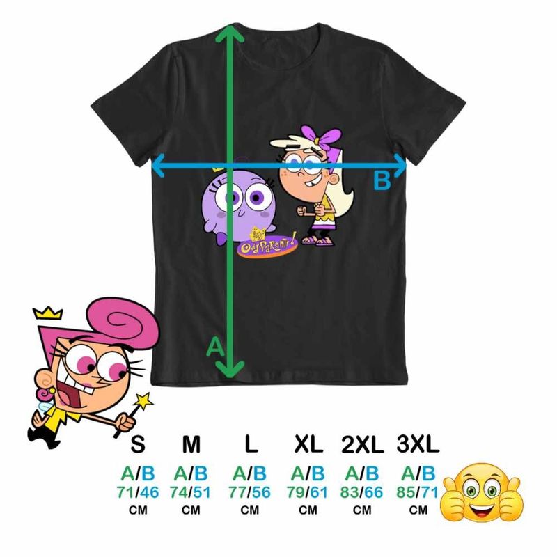 Fashion, accesorii si bijuterii - Barbati - Imbracaminte - Tricouri si bluze barbati - Tricou Barbati Fairly Odd Parents Chloe Poof Nasii mei Vrajitori, negru, marime M - Infinity.ro