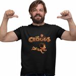 Fashion, accesorii si bijuterii - Barbati - Imbracaminte - Tricouri si bluze barbati - Tricou Barbati The Croods Bebelus Epoca de Piatra Familia Crood, negru, marime M - Infinity.ro