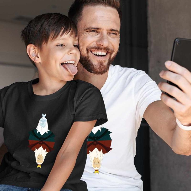 Fashion, accesorii si bijuterii - Barbati - Imbracaminte - Tricouri si bluze barbati - Tricou Barbati Avatar Master Roku Last Airbender, negru, marime S - Infinity.ro