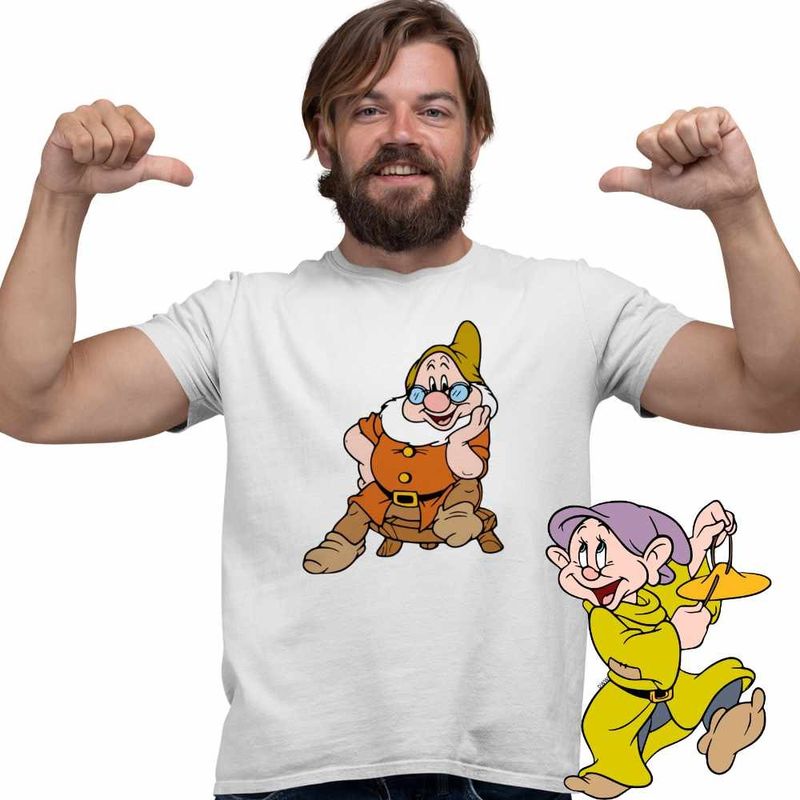 Fashion, accesorii si bijuterii - Barbati - Imbracaminte - Tricouri si bluze barbati - Tricou Barbati Alba ca Zapada Doc Istetul, alb, marime S - Infinity.ro