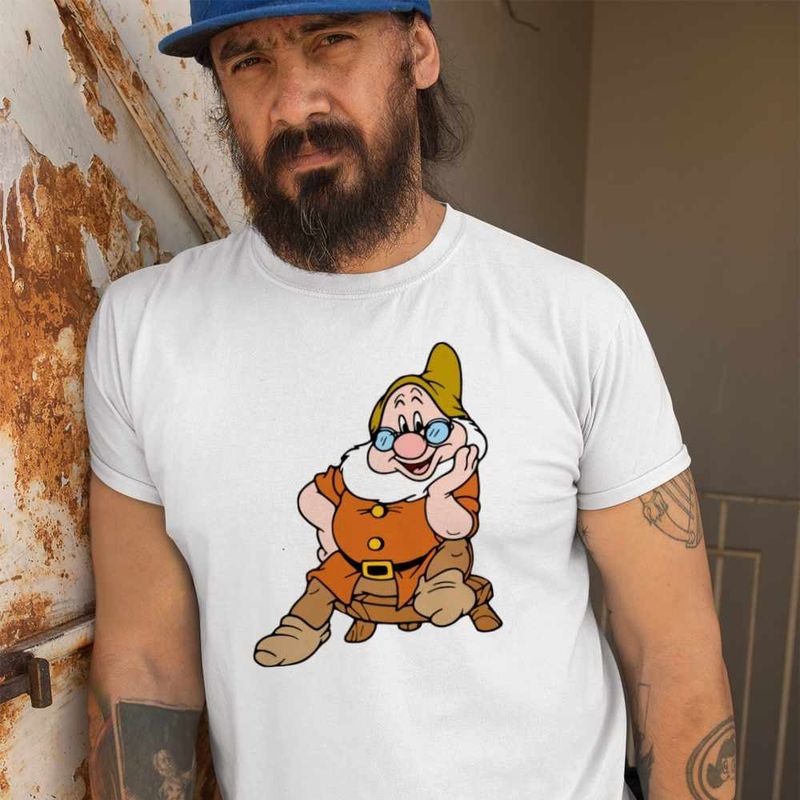 Fashion, accesorii si bijuterii - Barbati - Imbracaminte - Tricouri si bluze barbati - Tricou Barbati Alba ca Zapada Doc Istetul, alb, marime S - Infinity.ro