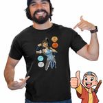 Fashion, accesorii si bijuterii - Barbati - Imbracaminte - Tricouri si bluze barbati - Tricou Barbati Avatar Legenda lui Korra Cele 4 Elemente, negru, marime 2XL - Infinity.ro