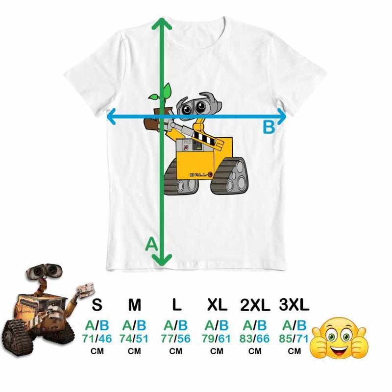 Fashion, accesorii si bijuterii - Barbati - Imbracaminte - Tricouri si bluze barbati - Tricou Barbati Wall-E Planta Papuc Bocanc Cartoon Desene Animate, alb, marime S - Infinity.ro