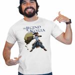 Fashion, accesorii si bijuterii - Barbati - Imbracaminte - Tricouri si bluze barbati - Tricou Barbati Avatar Korra Maestru Pamantului Airbender, alb, marime L - Infinity.ro
