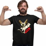 Fashion, accesorii si bijuterii - Barbati - Imbracaminte - Tricouri si bluze barbati - Tricou Barbati Avatar Momo Last Airbender Maestru al Aerului, negru, marime L - Infinity.ro