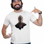 Fashion, accesorii si bijuterii - Barbati - Imbracaminte - Tricouri si bluze barbati - Tricou Barbati Wukong Myth Black Death Monkey, alb, marime M - Infinity.ro
