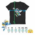 Fashion, accesorii si bijuterii - Barbati - Imbracaminte - Tricouri si bluze barbati - Tricou Barbati Bugs Bunny Role, negru, marime M - Infinity.ro