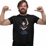 Fashion, accesorii si bijuterii - Barbati - Imbracaminte - Tricouri si bluze barbati - Tricou Barbati Familia Addams Wednesday Dans Horror Halloween Arte Scoala, negru, marime XL - Infinity.ro