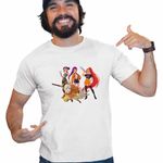 Fashion, accesorii si bijuterii - Barbati - Imbracaminte - Tricouri si bluze barbati - Tricou Barbati Avatar Huntrix Kpop Last Airbender, alb, marime S - Infinity.ro