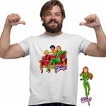 Fashion, accesorii si bijuterii - Barbati - Imbracaminte - Tricouri si bluze barbati - Tricou Barbati Spioanele Misiune Totally Spies, alb, marime L - Infinity.ro