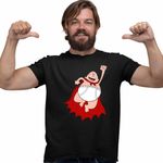 Fashion, accesorii si bijuterii - Barbati - Imbracaminte - Tricouri si bluze barbati - Tricou Barbati Captain Underpants Capitanul Chilot Dav Pilkey, negru, marime 2XL - Infinity.ro