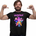 Fashion, accesorii si bijuterii - Barbati - Imbracaminte - Tricouri si bluze barbati - Tricou Barbati Huntrix Legends Kpop, negru, marime M - Infinity.ro