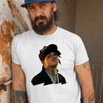 Fashion, accesorii si bijuterii - Barbati - Imbracaminte - Tricouri si bluze barbati - Tricou Barbati Ski Mask Slump God Rap Vibe, alb, marime M - Infinity.ro
