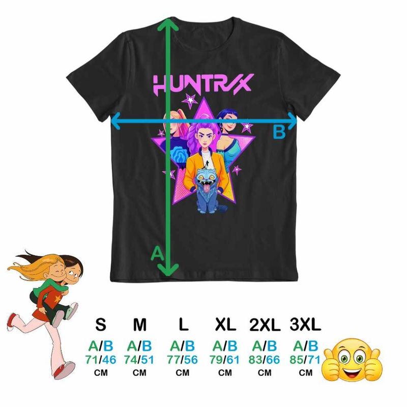 Fashion, accesorii si bijuterii - Barbati - Imbracaminte - Tricouri si bluze barbati - Tricou Barbati Huntrix Legends Kpop, negru, marime M - Infinity.ro