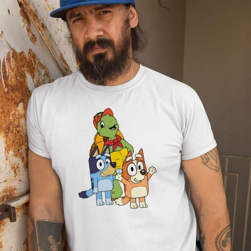 Fashion, accesorii si bijuterii - Barbati - Imbracaminte - Tricouri si bluze barbati - Tricou Barbati Franklin Blue Bingo, alb, marime L - Infinity.ro