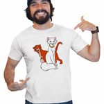 Fashion, accesorii si bijuterii - Barbati - Imbracaminte - Tricouri si bluze barbati - Tricou Barbati Pisicile Aristocrate Ducesa Omalley, alb, marime 2XL - Infinity.ro