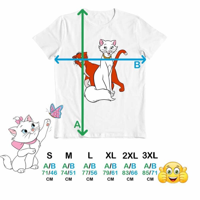 Fashion, accesorii si bijuterii - Barbati - Imbracaminte - Tricouri si bluze barbati - Tricou Barbati Pisicile Aristocrate Ducesa Omalley, alb, marime 2XL - Infinity.ro