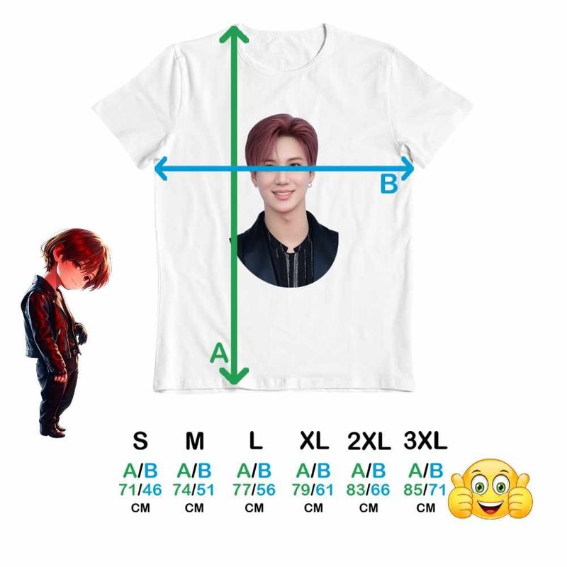 Fashion, accesorii si bijuterii - Barbati - Imbracaminte - Tricouri si bluze barbati - Tricou Barbati Taemin Kpop Korea Music, alb, marime M - Infinity.ro