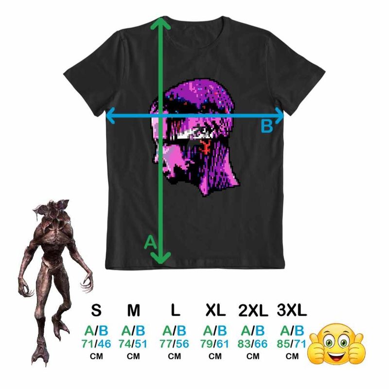 Fashion, accesorii si bijuterii - Barbati - Imbracaminte - Tricouri si bluze barbati - Tricou Barbati Stranger Things Pixel Art Jane Eleven, negru, marime L - Infinity.ro