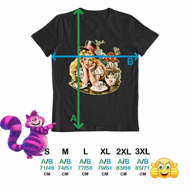 Fashion, accesorii si bijuterii - Barbati - Imbracaminte - Tricouri si bluze barbati - Tricou Barbati Alice Tara Minunilor Aventuri, negru, marime M - Infinity.ro