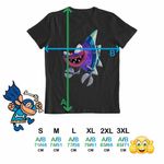 Fashion, accesorii si bijuterii - Barbati - Imbracaminte - Tricouri si bluze barbati - Tricou Barbati Dog Man Flippy The Fish Pestele, negru, marime 3XL - Infinity.ro