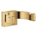 Casa si Gradina - Sanitare - Suporturi si accesorii baie - Suporturi baie - Agatatoare dubla Grohe 41049GL0, Selection, pe perete, metal, lucios, auriu - Infinity.ro