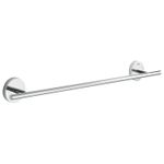 Casa si Gradina - Sanitare - Suporturi si accesorii baie - Suporturi baie - Bara prosop Grohe 41166000, 523 mm, 56 mm, 2 orificii instalare, 1 rafturi, pe perete, metal, posibiltiate lipire, Crom - Infinity.ro