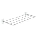 Casa si Gradina - Sanitare - Suporturi si accesorii baie - Suporturi baie - Suport prosop Roca A817729C00, 541 mm, 214 mm, 2 orificii instalare, 4 rafturi, pe perete, metal, Crom - Infinity.ro