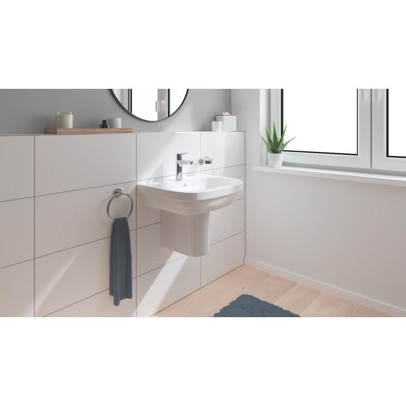 Casa si Gradina - Sanitare - Suporturi si accesorii baie - Suporturi baie - Inel prosop Grohe 41174000, 200 mm, 1 rafturi, 2 orificii instalare, pivotanta, pe perete, metal, Crom - Infinity.ro