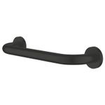 Casa si Gradina - Sanitare - Suporturi si accesorii baie - Suporturi baie - Bara sustinere Grohe 411892430, 350 mm, 88 mm, 2 orificii instalare, pe perete, metal, elemente fixare ascunse, Negru - Infinity.ro