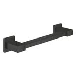 Casa si Gradina - Sanitare - Suporturi si accesorii baie - Suporturi baie - Bara sustinere Grohe 410942430, 354 mm, 81 mm, 2 orificii instalare, pe perete, metal, elemente fixare ascunse, Negru - Infinity.ro