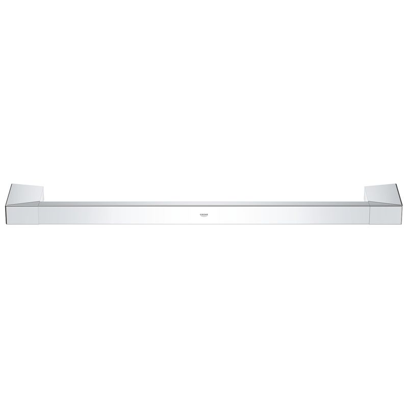 Casa si Gradina - Sanitare - Suporturi si accesorii baie - Suporturi baie - Bara prosop Grohe 40807000, 600 mm, 60 mm, 2 orificii instalare, 1 rafturi, pe perete, metal, elemente fixare, Crom - Infinity.ro