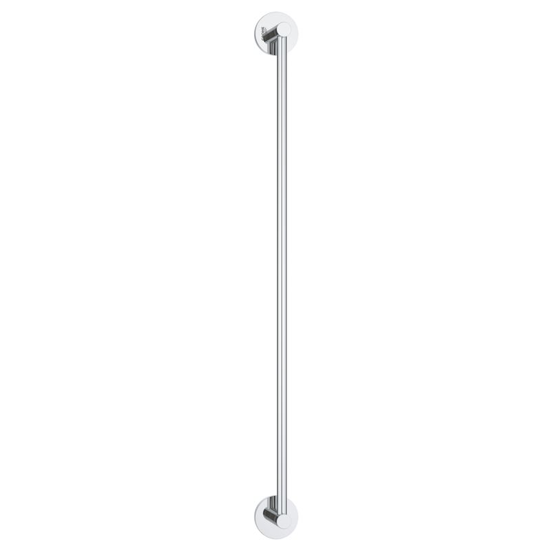 Casa si Gradina - Sanitare - Suporturi si accesorii baie - Suporturi baie - Bara prosop Grohe 40366001, 600 mm, 60 mm, 2 orificii instalare, 1 rafturi, pe perete, metal, posibiltiate lipire, Crom - Infinity.ro