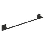 Casa si Gradina - Sanitare - Suporturi si accesorii baie - Suporturi baie - Bara prosop Grohe 410892430, 600 mm, 60 mm, 2 orificii instalare, 1 rafturi, pe perete, metal, Negru - Infinity.ro
