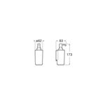 Casa si Gradina - Sanitare - Suporturi si accesorii baie - Dispensere - Dozator baie Roca A817736C00, 172 mm, 82 mm, 2 orificii instalare, 250 volum ml, pe perete, interior zona montaj, Crom - Infinity.ro