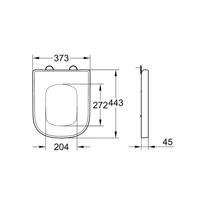 Casa si Gradina - Sanitare - Obiecte sanitare - Accesorii vase de toaleta - Capac WC Grohe 39330002, 444 mm, 372 mm, 1 functii speciale, capac softclose, suprafata antiaderent, Alb - Infinity.ro