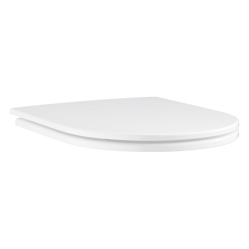 Casa si Gradina - Sanitare - Obiecte sanitare - Accesorii vase de toaleta - Capac WC Grohe 102500SH00, 450 mm, 365 mm, 1 functii speciale, capac softclose, oval, duroplast, Alb - Infinity.ro