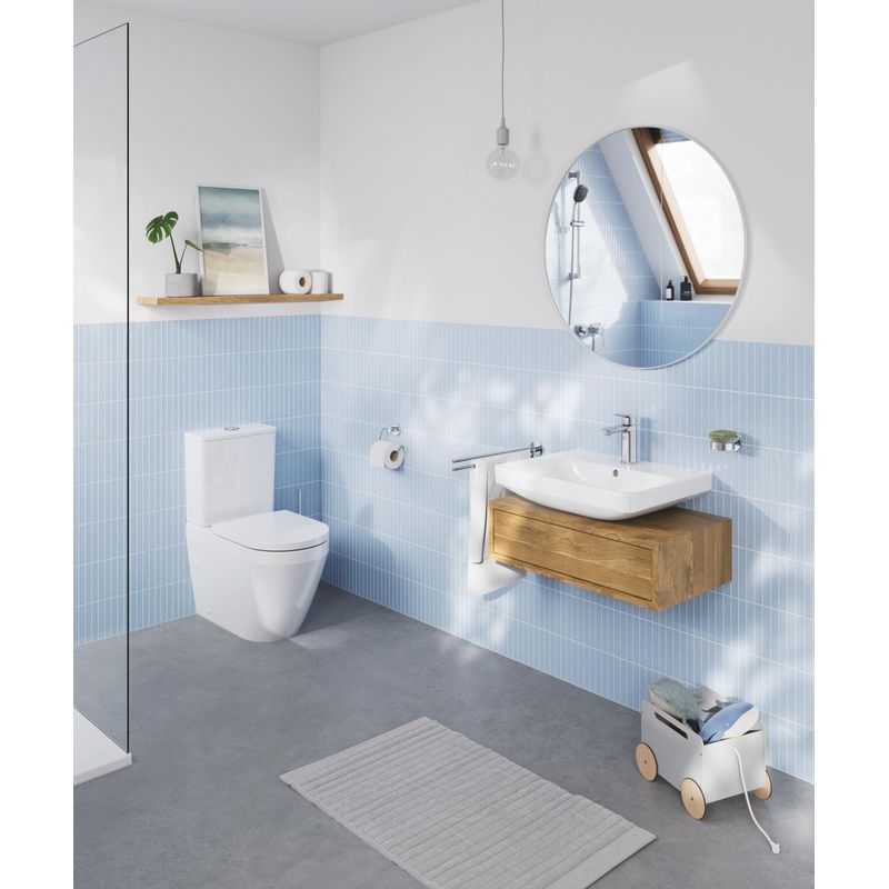 Casa si Gradina - Sanitare - Obiecte sanitare - Accesorii vase de toaleta - Rezervor WC ceramic Grohe 102503SH00, Euro Ceramic, alimentare inferioara, alb - Infinity.ro