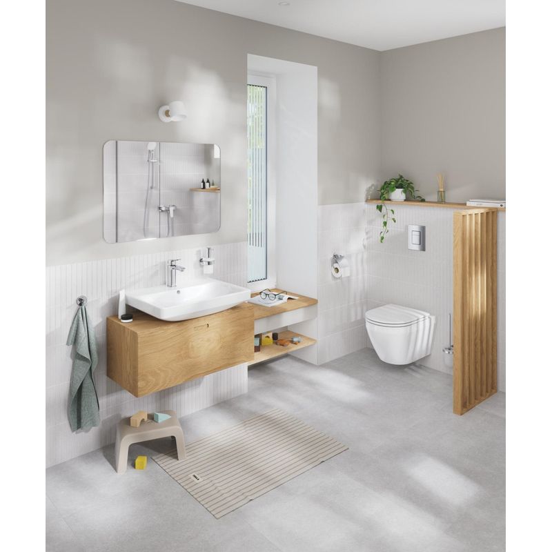 Casa si Gradina - Sanitare - Obiecte sanitare - Accesorii vase de toaleta - Capac WC Grohe 102500SH00, 450 mm, 365 mm, 1 functii speciale, capac softclose, oval, duroplast, Alb - Infinity.ro