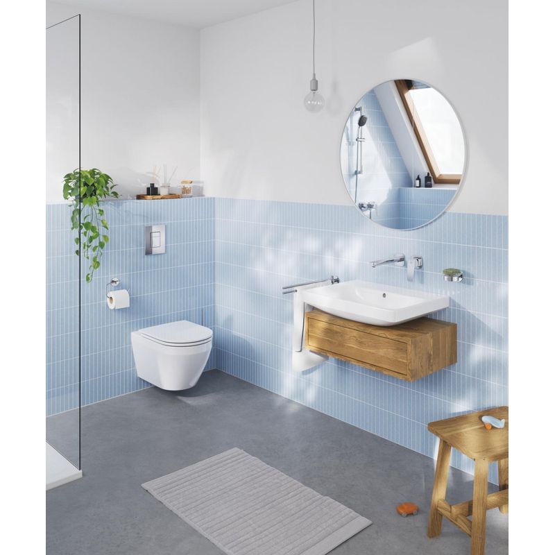 Casa si Gradina - Sanitare - Obiecte sanitare - Accesorii vase de toaleta - Capac WC Grohe 102500SH00, 450 mm, 365 mm, 1 functii speciale, capac softclose, oval, duroplast, Alb - Infinity.ro