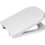 Casa si Gradina - Sanitare - Obiecte sanitare - Accesorii vase de toaleta - Capac WC Roca A80148200U, 453 mm, 350 mm, 1 functii speciale, capac softclose, suprafata antiaderent, Alb - Infinity.ro