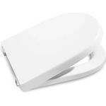 Casa si Gradina - Sanitare - Obiecte sanitare - Accesorii vase de toaleta - Capac WC Roca A8012A200B, 447 mm, 367 mm, 1 functii speciale, capac softclose, oval, duroplast, eliberare rapida, Alb - Infinity.ro