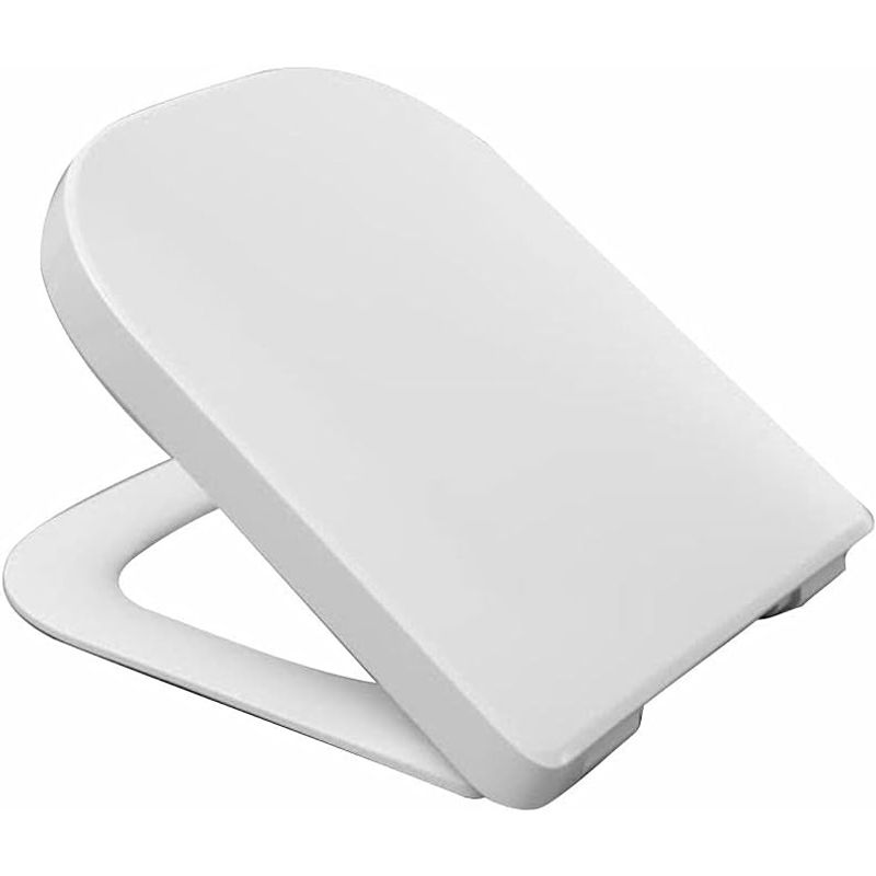 Casa si Gradina - Sanitare - Obiecte sanitare - Accesorii vase de toaleta - Capac WC Roca A80148200U, 453 mm, 350 mm, 1 functii speciale, capac softclose, suprafata antiaderent, Alb - Infinity.ro