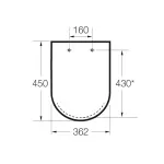 Casa si Gradina - Sanitare - Obiecte sanitare - Accesorii vase de toaleta - Capac WC Roca A8012A200B, 447 mm, 367 mm, 1 functii speciale, capac softclose, oval, duroplast, eliberare rapida, Alb - Infinity.ro