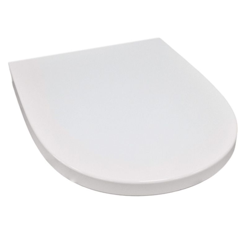 Casa si Gradina - Sanitare - Obiecte sanitare - Accesorii vase de toaleta - Capac WC Roca A8012A200B, 447 mm, 367 mm, 1 functii speciale, capac softclose, oval, duroplast, eliberare rapida, Alb - Infinity.ro