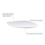 Casa si Gradina - Sanitare - Obiecte sanitare - Accesorii vase de toaleta - Capac WC Grohe 39898000, 449 mm, 364 mm, 1 functii speciale, capac softclose, suprafata antiaderent, Alb - Infinity.ro