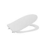 Casa si Gradina - Sanitare - Obiecte sanitare - Accesorii vase de toaleta - Capac WC Roca A801D12003, 453 mm, 350 mm, 1 functii speciale, capac softclose, suprafata antiaderent, Alb - Infinity.ro