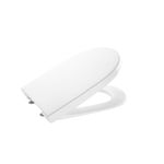 Casa si Gradina - Sanitare - Obiecte sanitare - Accesorii vase de toaleta - Capac WC Roca A801D20001, 419 mm, 357 mm, 1 functii speciale, suprafata antiaderent, oval, duroplast, Alb - Infinity.ro